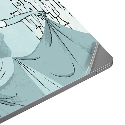 Disney Princess Cinderella Curtsy Art Universal Laptop 16in (13 x 9.4in) Skin